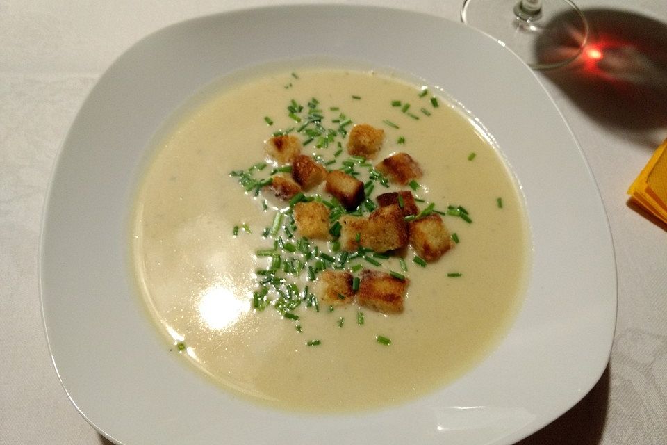 Knoblauchcremesuppe