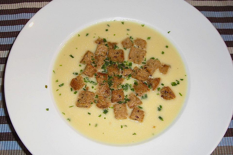 Knoblauchcremesuppe