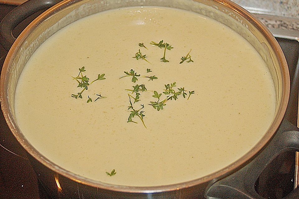 Knoblauchcremesuppe