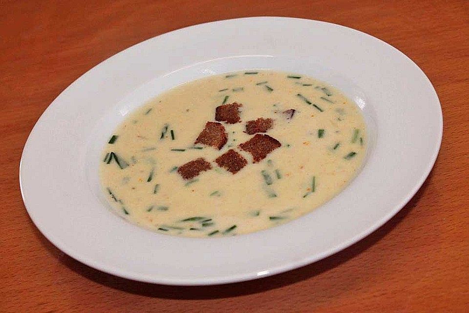 Knoblauchcremesuppe