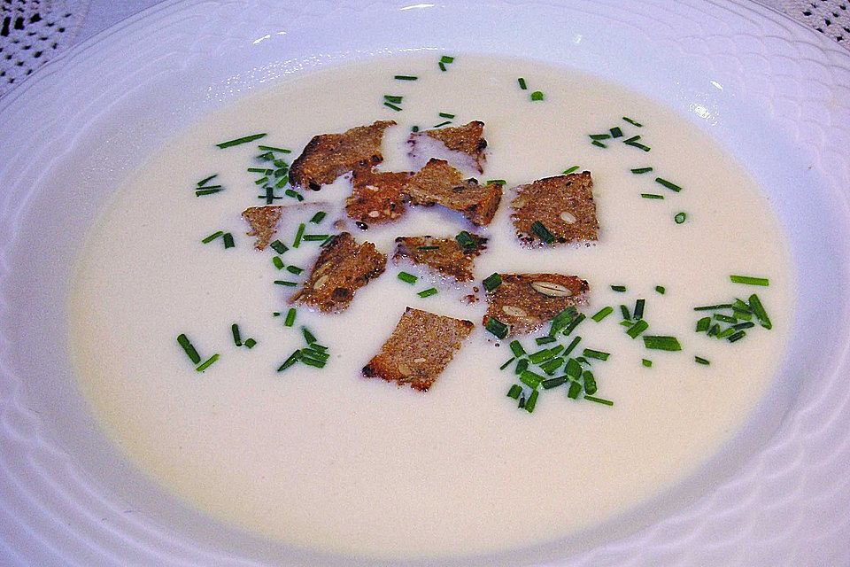 Knoblauchcremesuppe