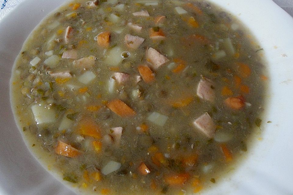 Mecklenburger Linsensuppe