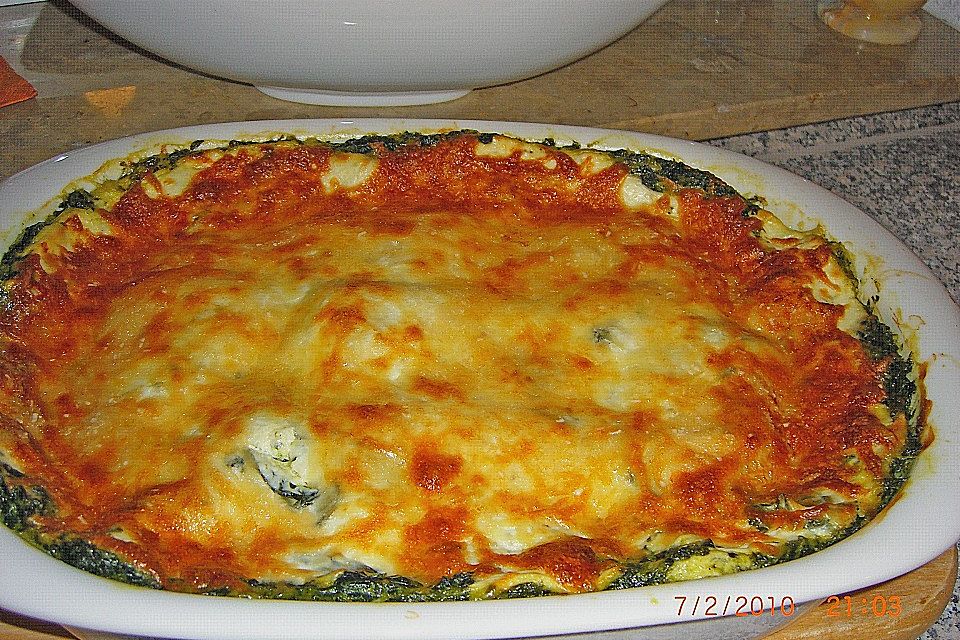 Spinatlasagne