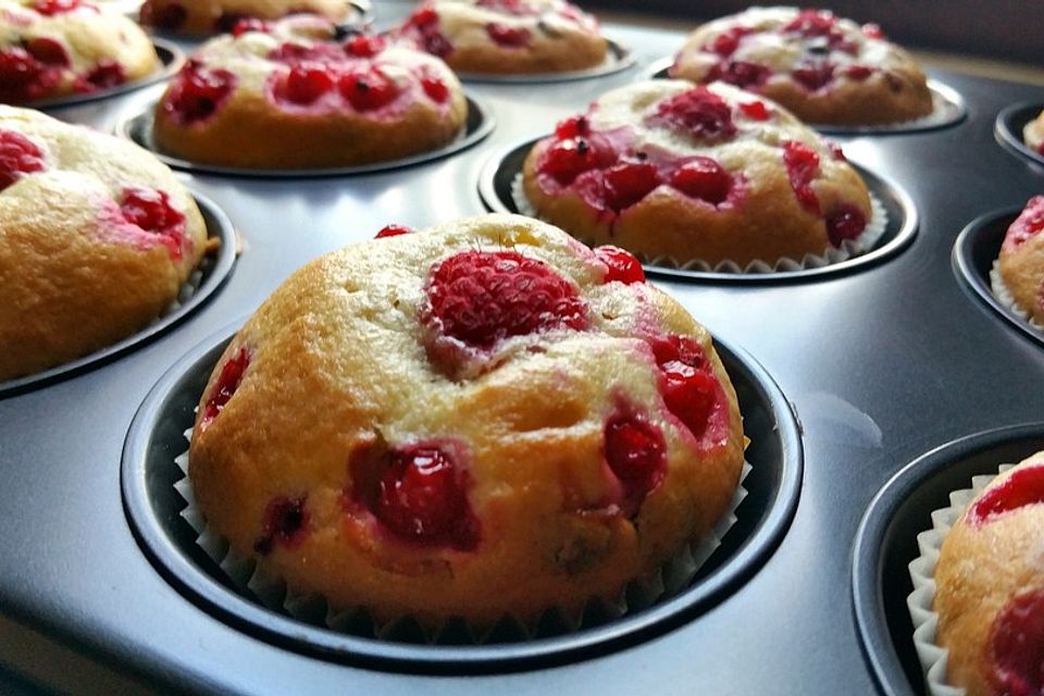 Johannisbeer - Bananen - Muffins