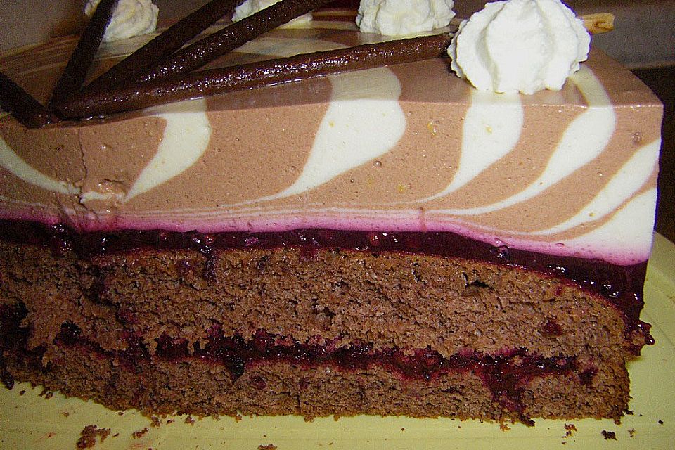 Zebra - Torte