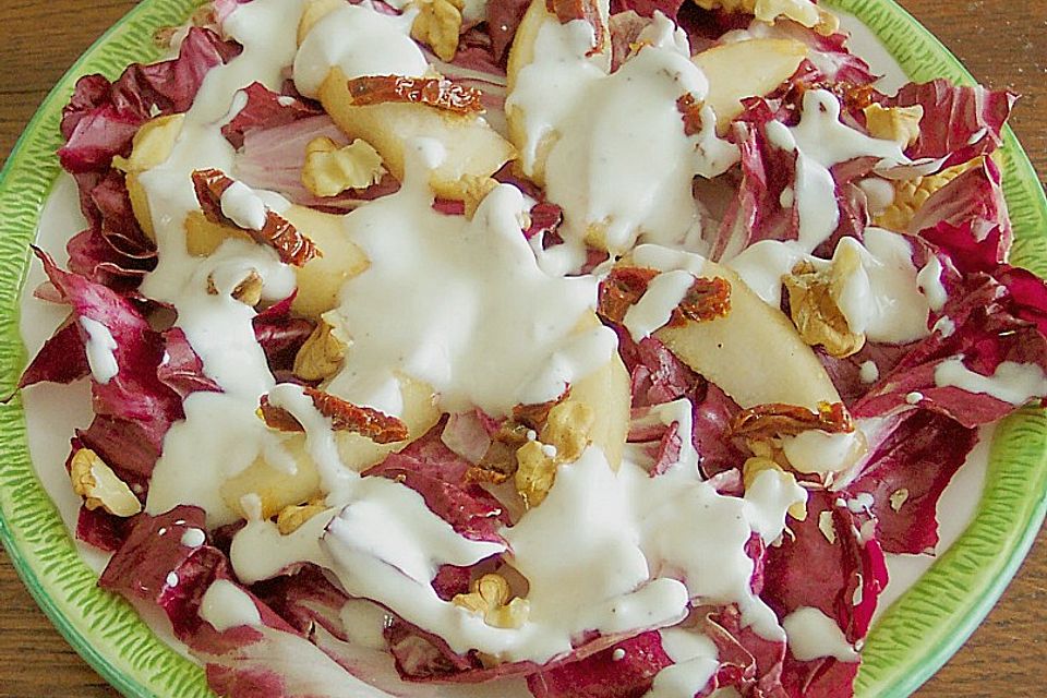 Radicchio - Birnen Salat