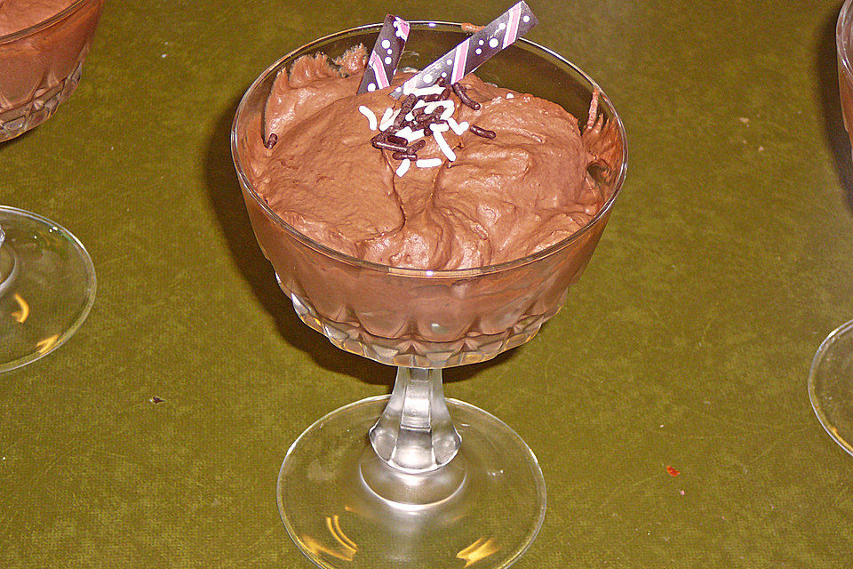 Mousse au chocolat, supereinfach