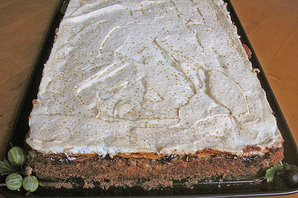 Stachelbeer - Nuss - Kuchen