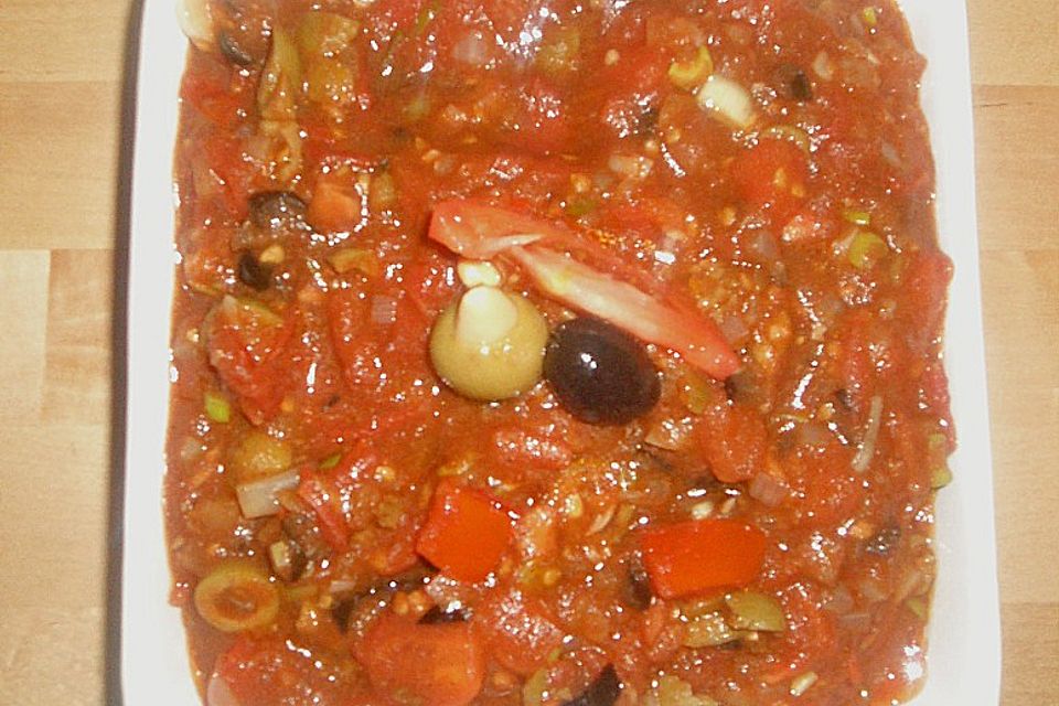 Tomaten - Oliven Relish