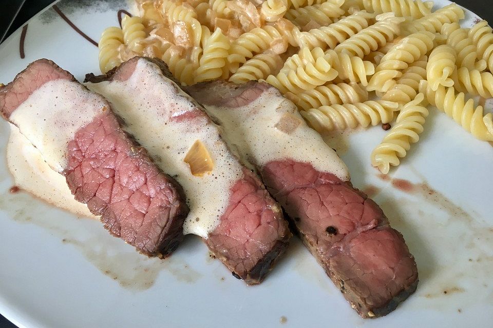 Rinderfilet an Whiskeyrahmsauce