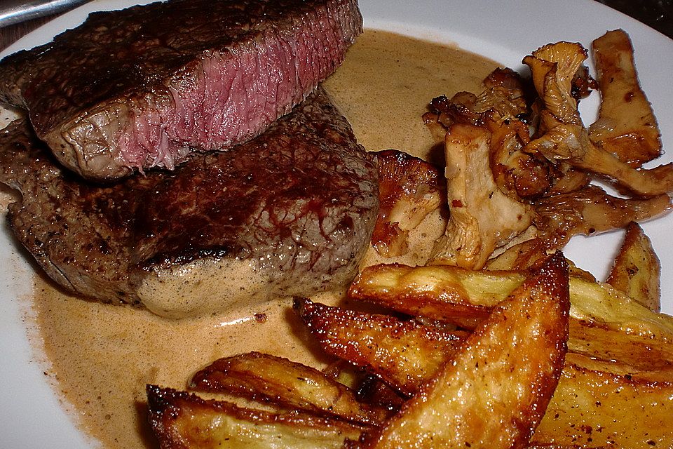 Rinderfilet an Whiskeyrahmsauce