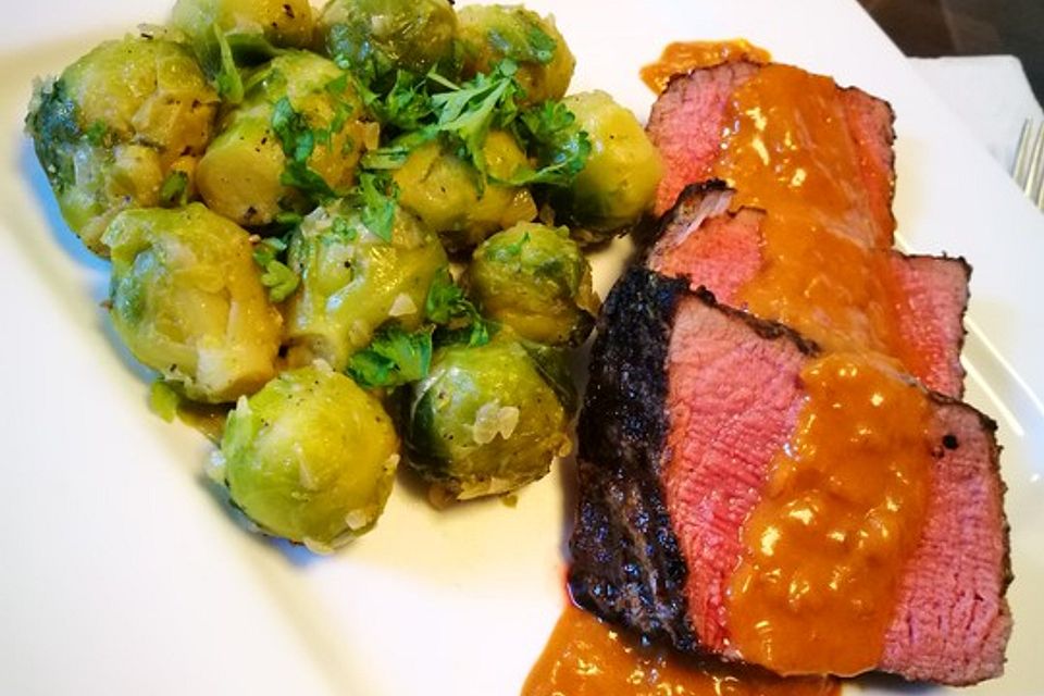 Rinderfilet an Whiskeyrahmsauce