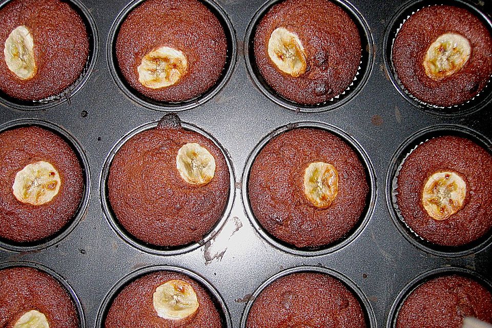 Bananen-Haselnuss-Muffins