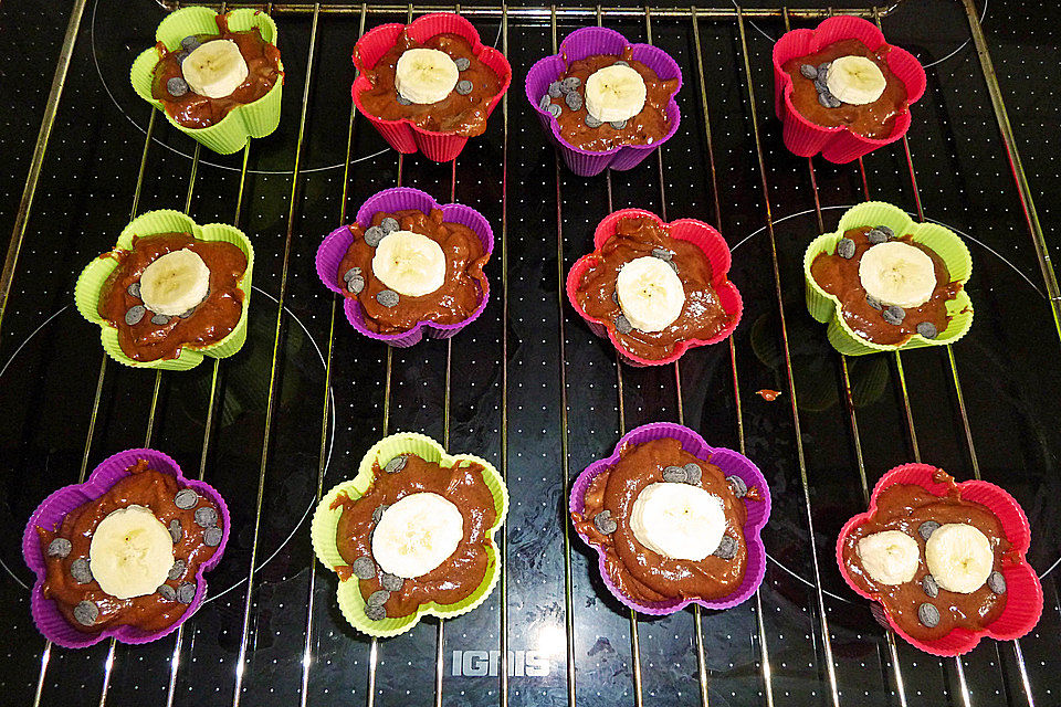 Bananen-Haselnuss-Muffins