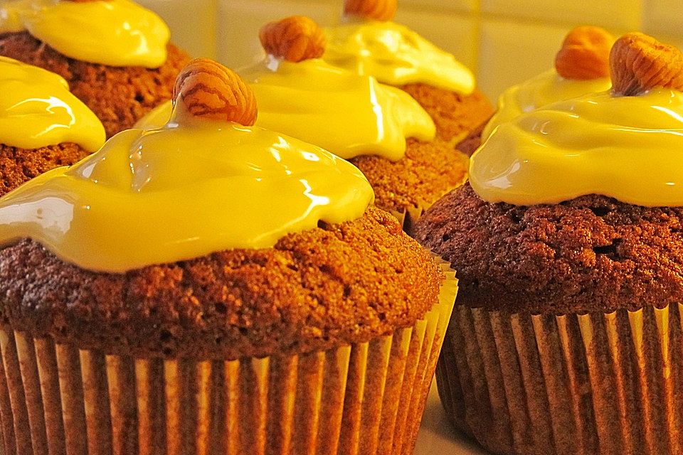 Bananen-Haselnuss-Muffins