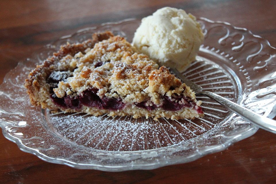 Kirsch Tarte mit Streusel