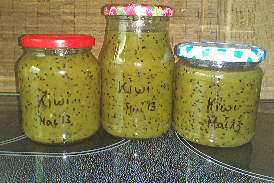 Kiwi Marmelade (ohne Geliermittel)