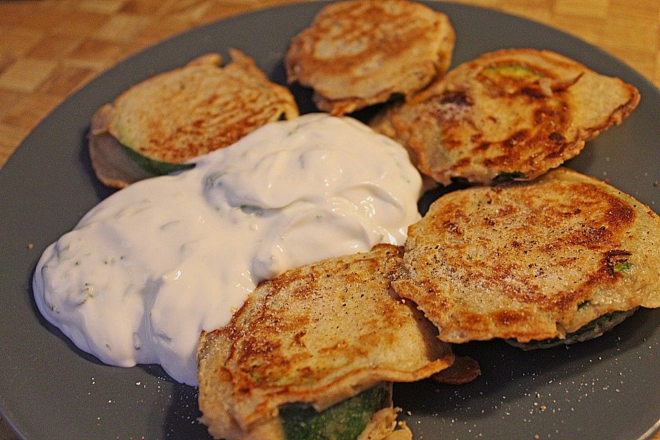 Zucchini - Ringe im Bierteig