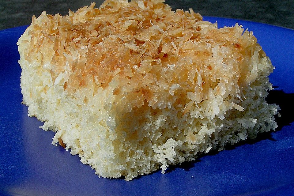 Buttermilch - Kuchen mit Kokos