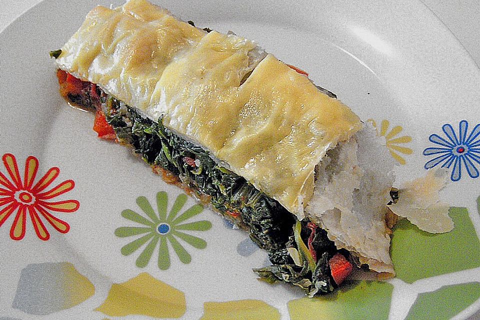 Mediterraner Gemüsestrudel