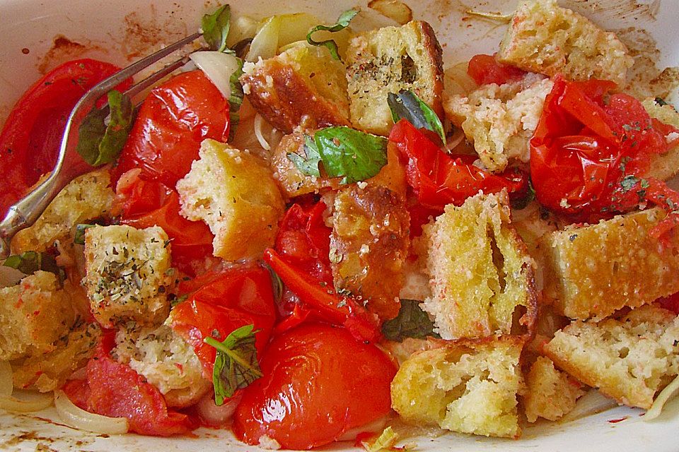 Tomaten - Brot - Salat