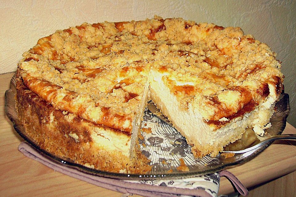 Käsekuchen mit Streusel