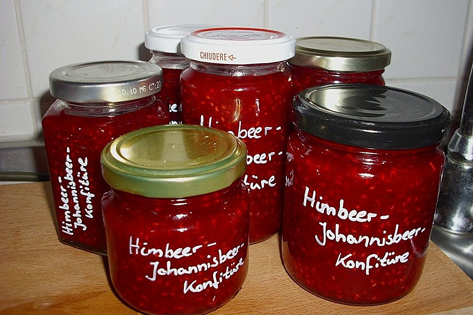 Himbeer - Johannisbeer - Konfitüre