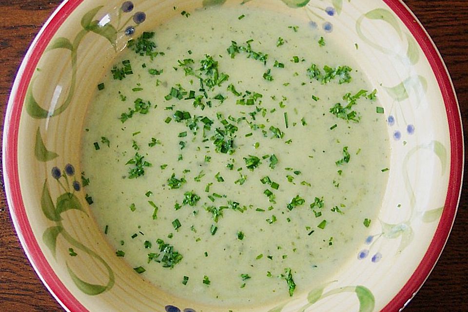 Zucchini - Creme - Suppe