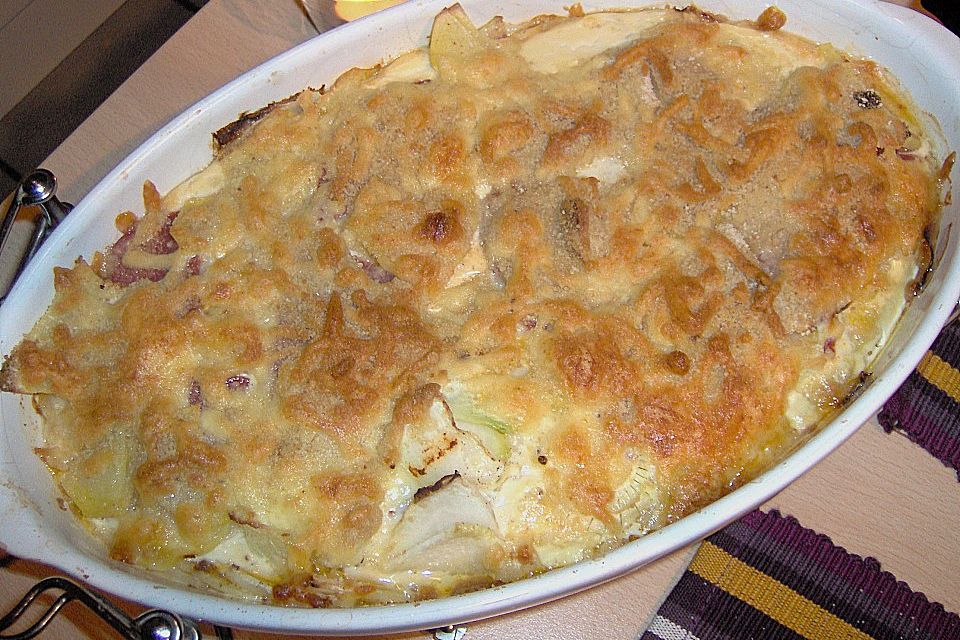 Kohlrabi - Kartoffel - Gratin