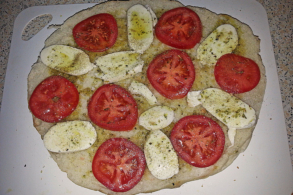 Mediterrane Fladenbrotpizza