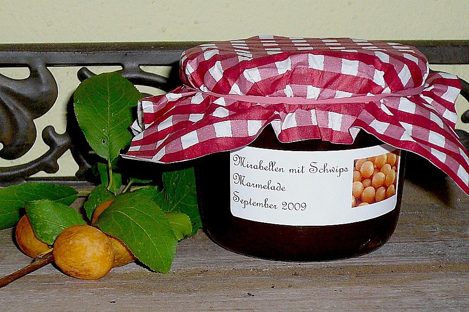 Mirabellen - Marmelade mit Schwips