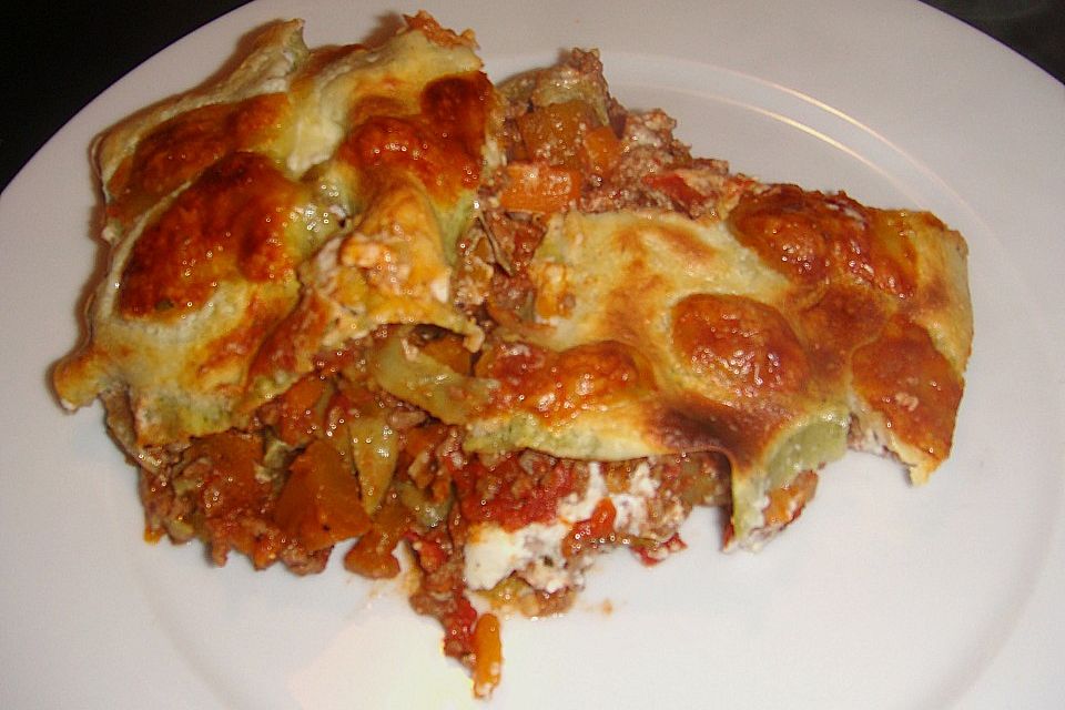 Lasagne mit Kürbis