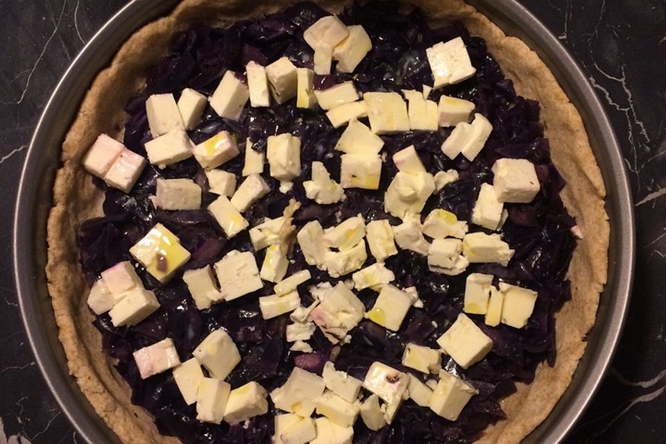 Heikes Rotkohl-Tarte