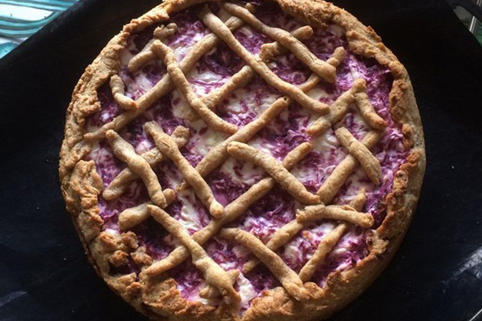 Heikes Rotkohl-Tarte