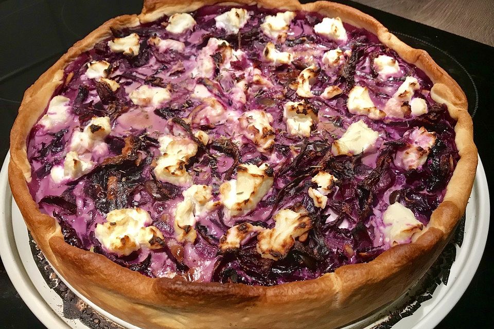 Heikes Rotkohl-Tarte