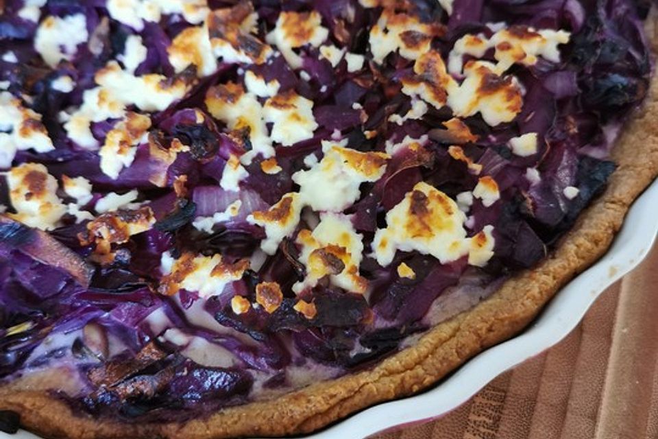 Heikes Rotkohl-Tarte