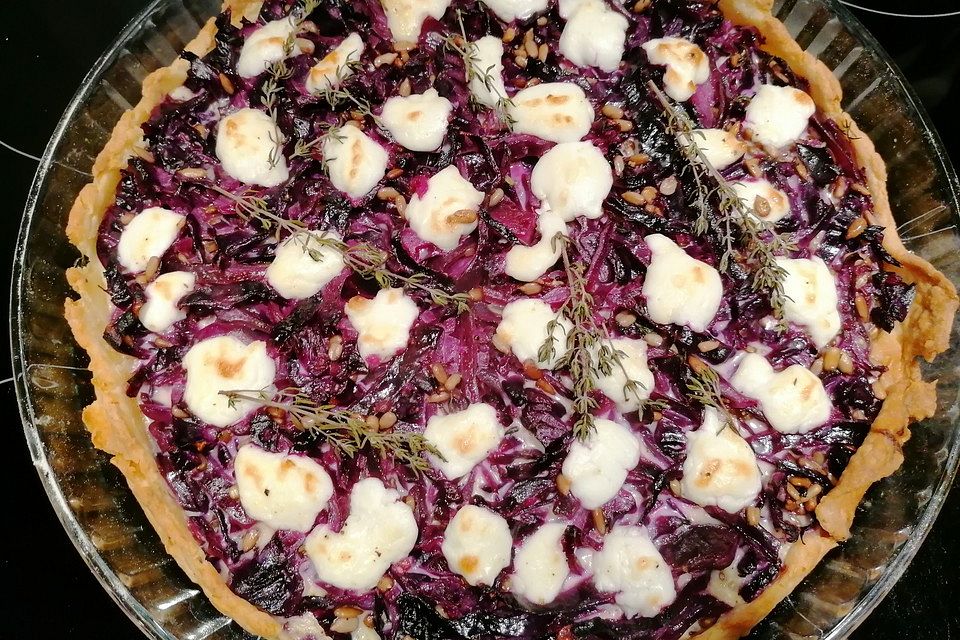 Heikes Rotkohl-Tarte