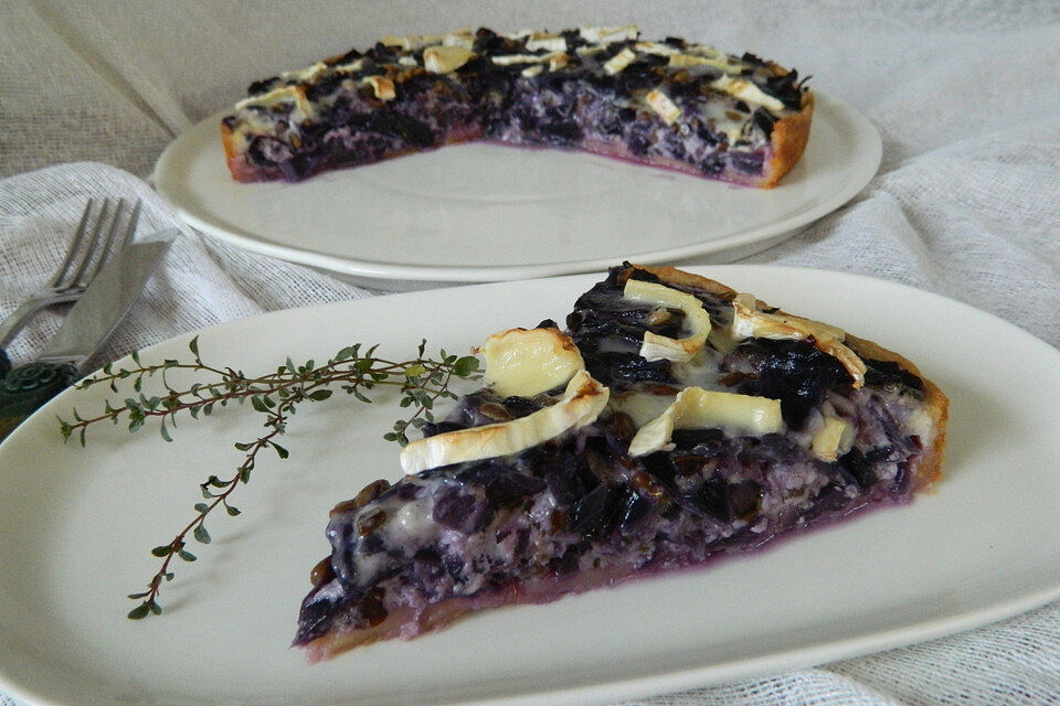 Heikes Rotkohl-Tarte