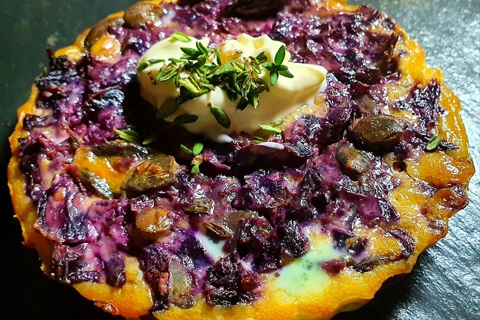 Heikes Rotkohl-Tarte