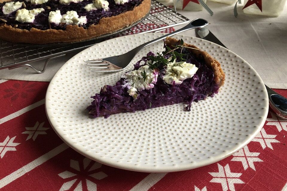 Heikes Rotkohl-Tarte