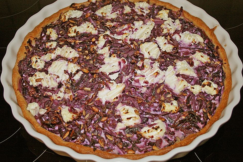 Heikes Rotkohl-Tarte