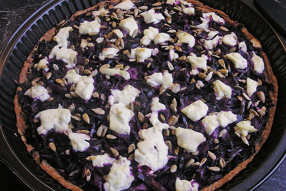 Heikes Rotkohl-Tarte