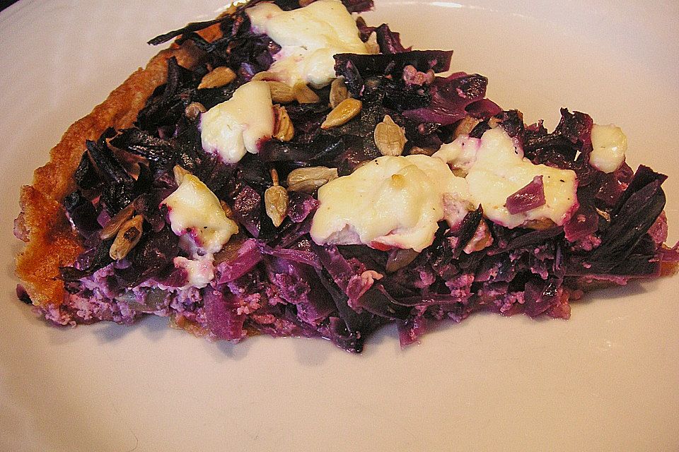 Heikes Rotkohl-Tarte