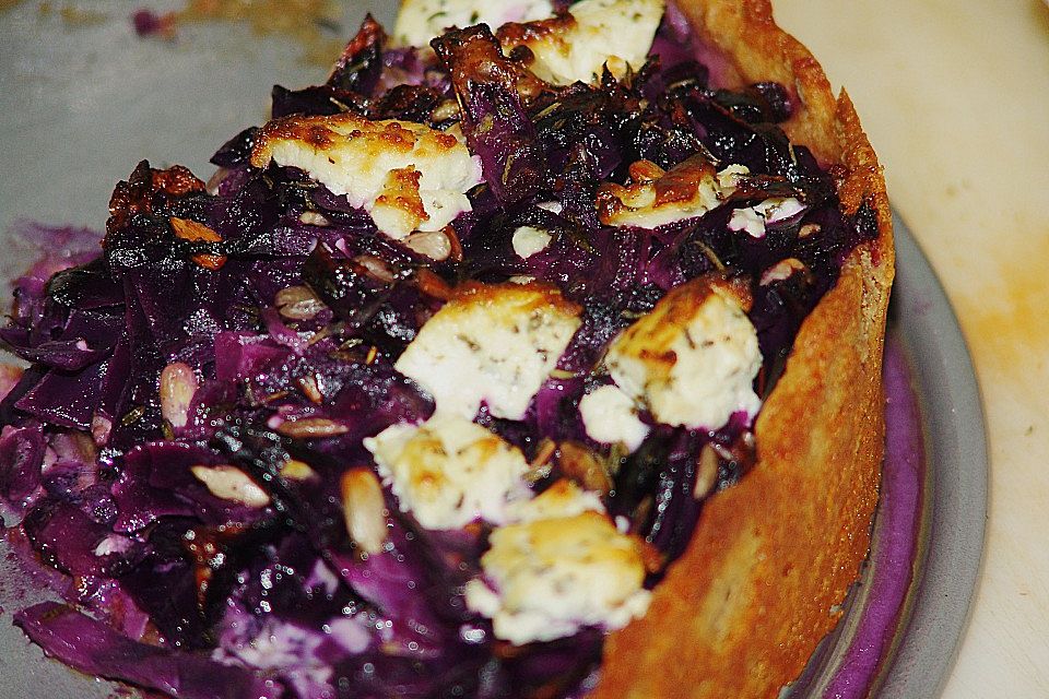 Heikes Rotkohl-Tarte