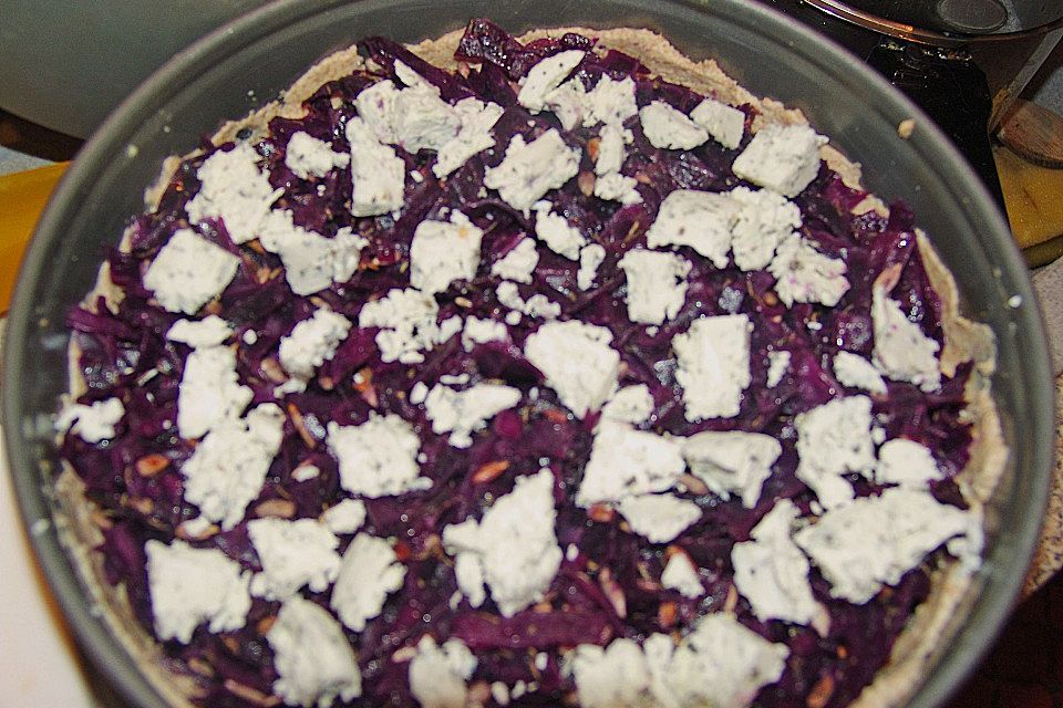 Heikes Rotkohl-Tarte