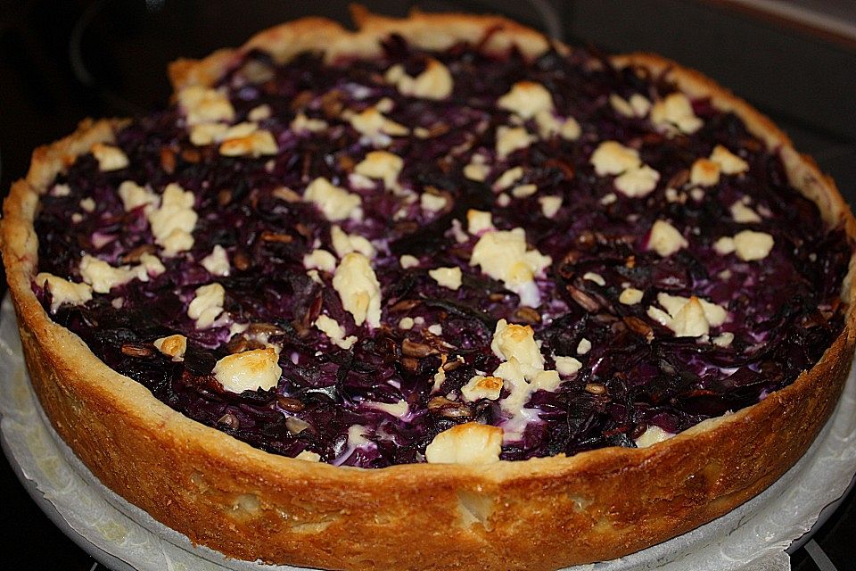 Heikes Rotkohl-Tarte