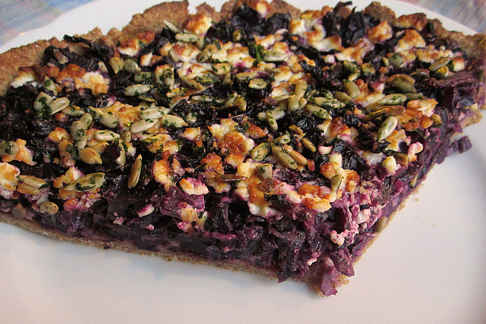 Heikes Rotkohl-Tarte