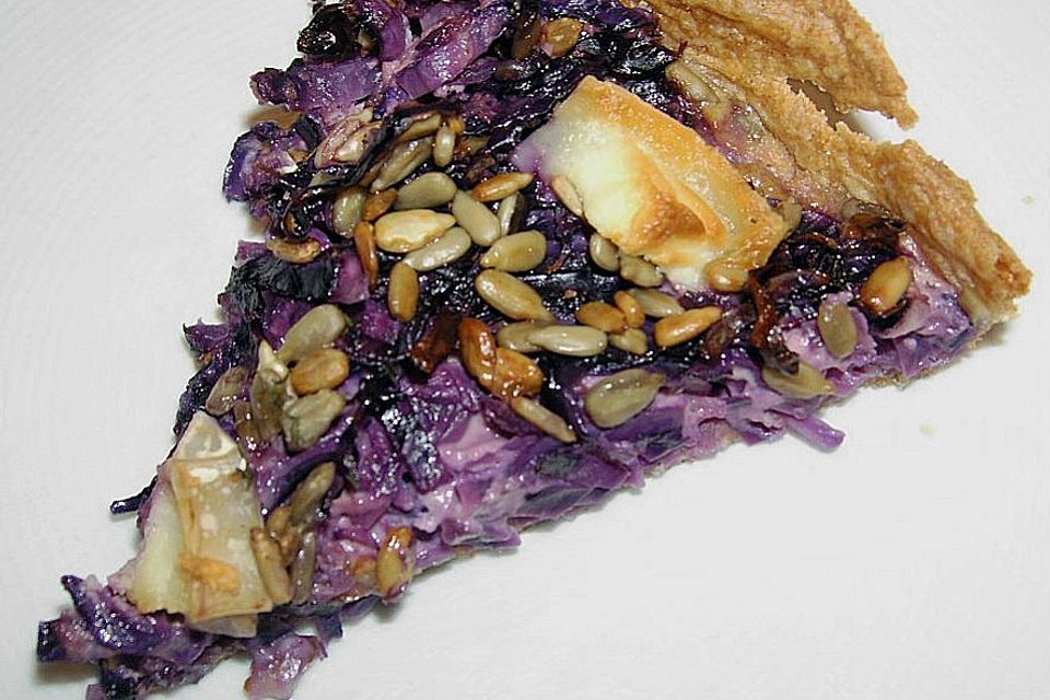 Heikes Rotkohl-Tarte