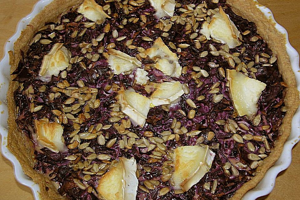 Heikes Rotkohl-Tarte