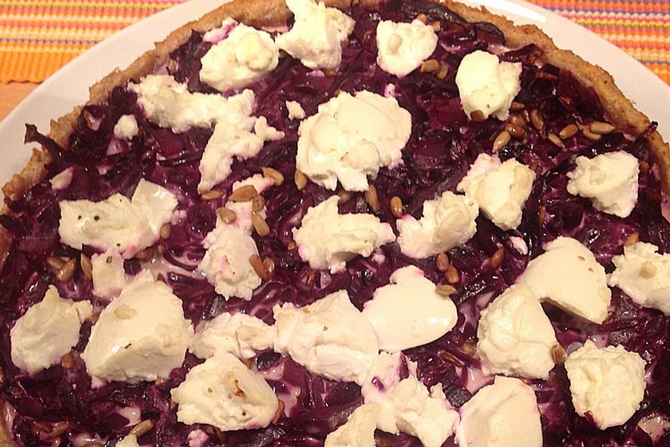 Heikes Rotkohl-Tarte